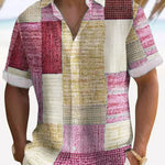 Elegantní Patchwork Košile - fotografie 5