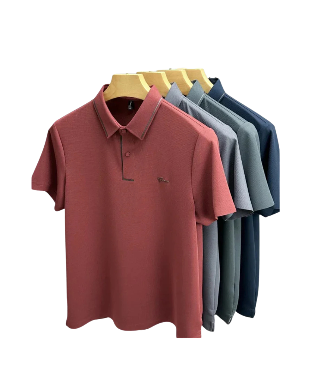 Casual Polo Tričko - barva Dark Green - fotografie 1