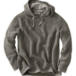 Knit Hoodie - barva černá - fotografie 1