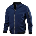 Elegantní Bomber Bunda - barva Dark Blue - fotografie 1