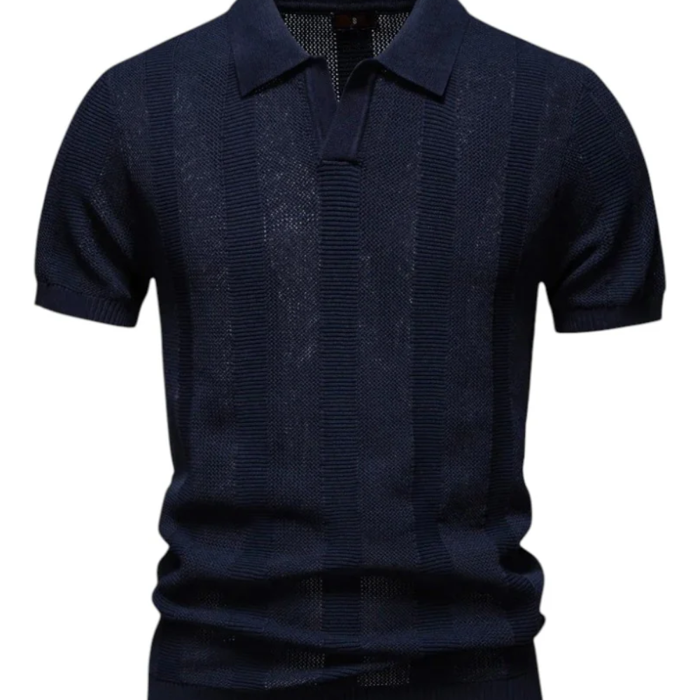 Zakynthos Pánské Polo - barva Navy Blue - fotografie 1