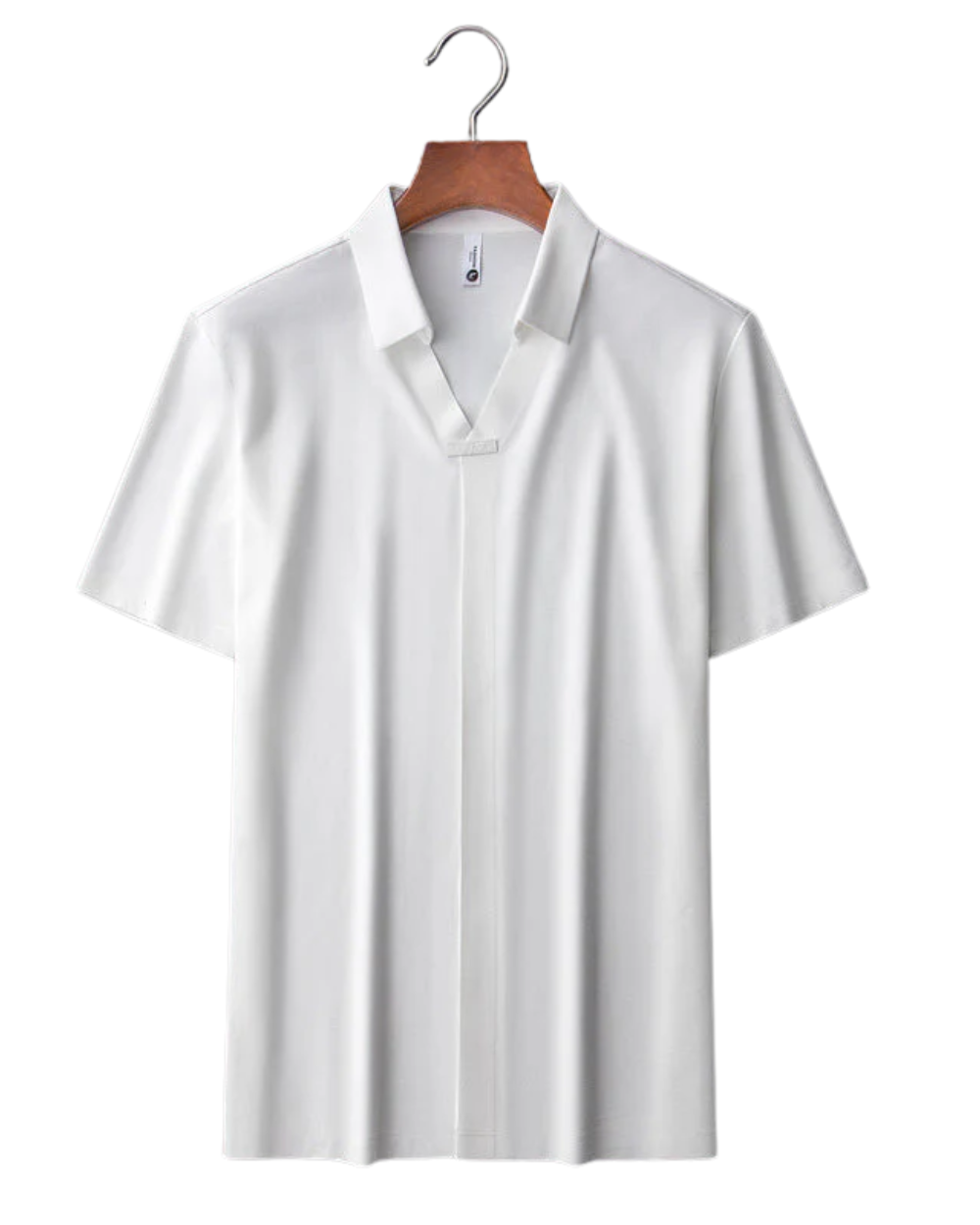 Elegantní Pánské Polo - barva bílá - fotografie 1