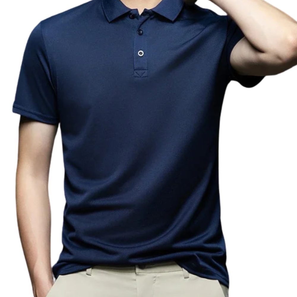 Pánské Letní Polo Tričko - barva Navy Blue - fotografie 1