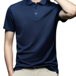 Pánské Letní Polo Tričko - barva Navy Blue - fotografie 1