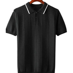 Elegantní Polo Tričko - barva modrá - fotografie 1
