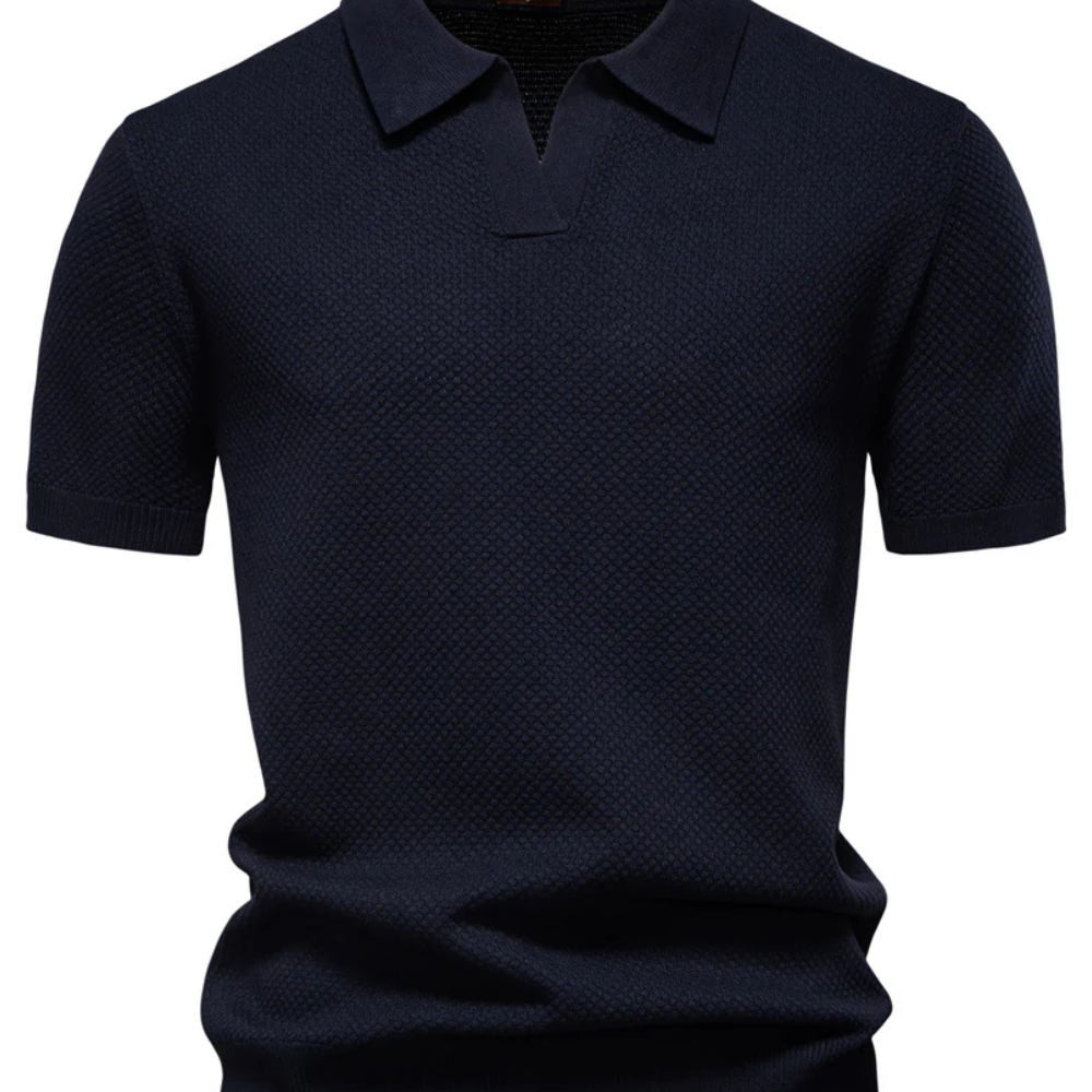Elegantní Polo Tričko - barva bílá - fotografie 1