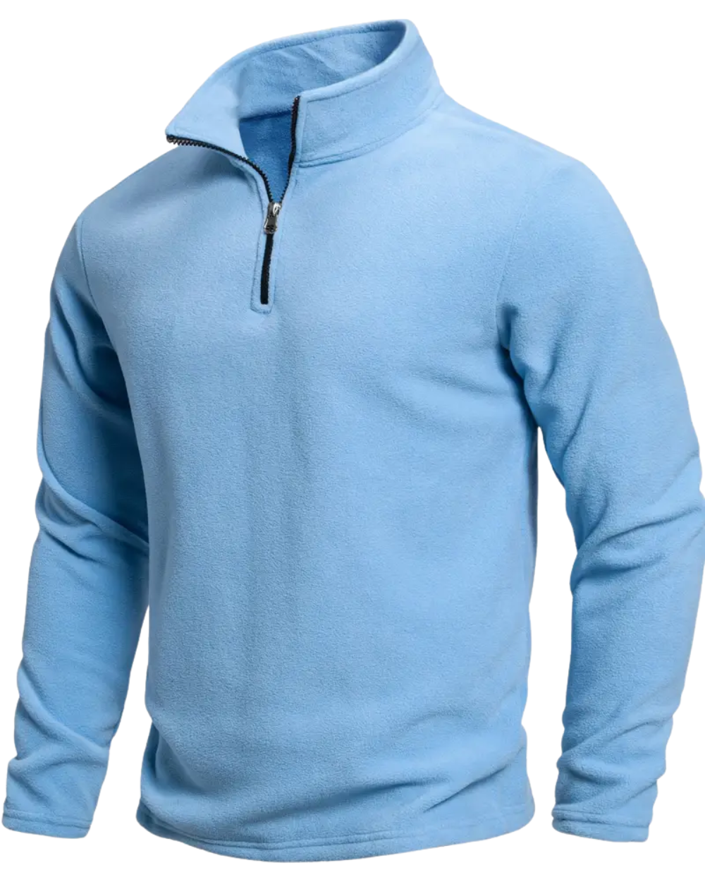 Long Sleeve Zip Sweater - barva šedá - fotografie 1