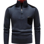 Wool Zip Sweater - barva zelená - fotografie 1