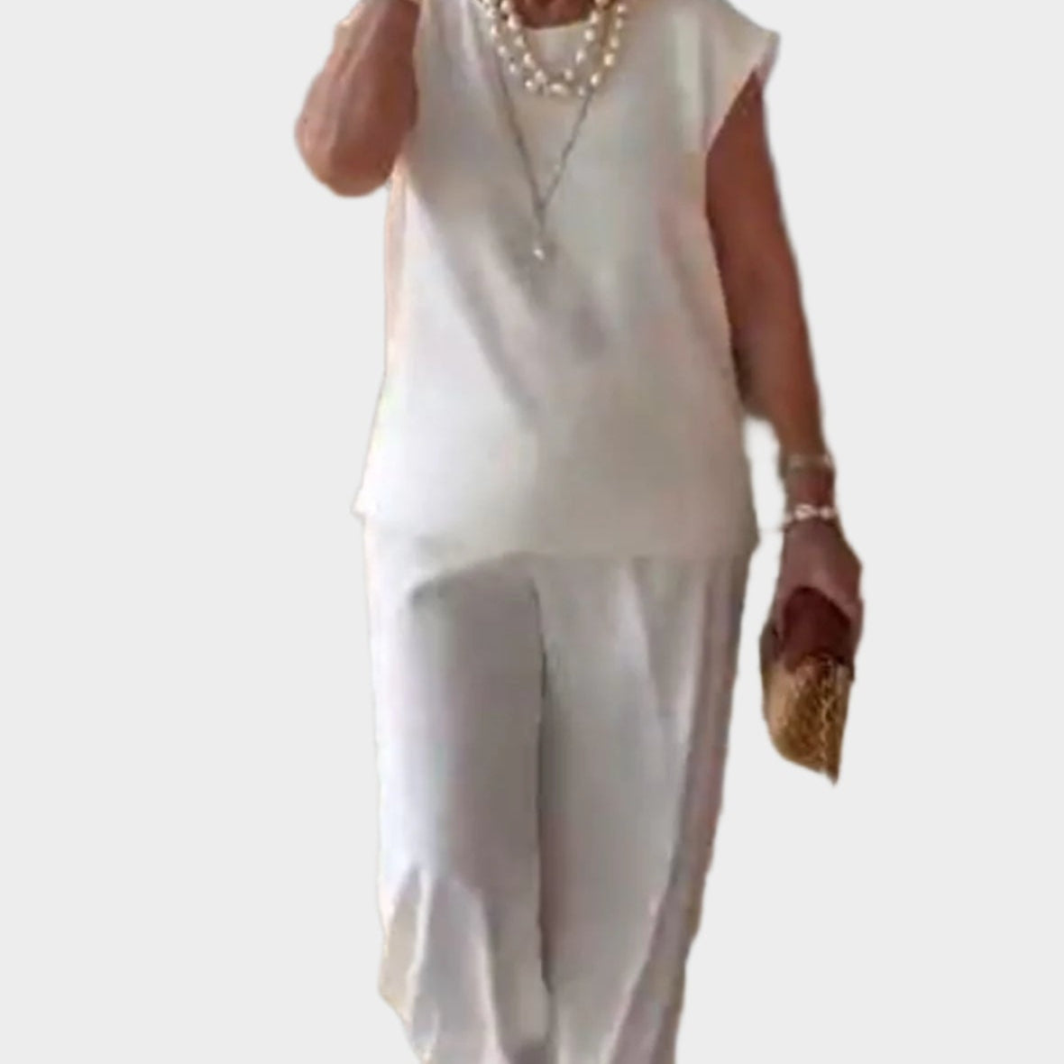 Tmavě Fialový Dvoudílný Set Pro Ženy Se Volným Střihem