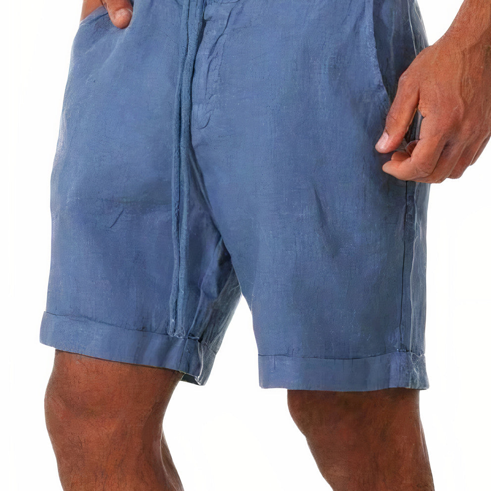 Lněné Letní Šortky