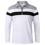 Elegant Stripped Zip Sweater - fotografie 5