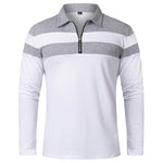 Elegant Stripped Zip Sweater - fotografie 7