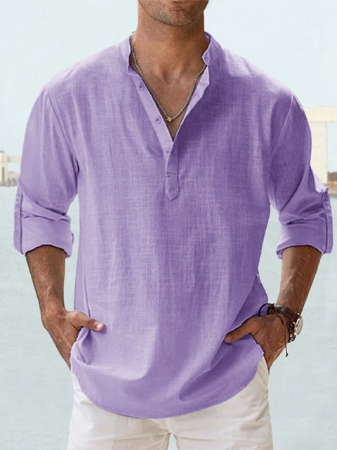 Leo | Prodyšná lněná košile - fotografie 9