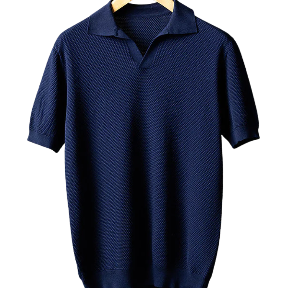 Elegantní Bavlněné Polo - barva zelená - fotografie 1