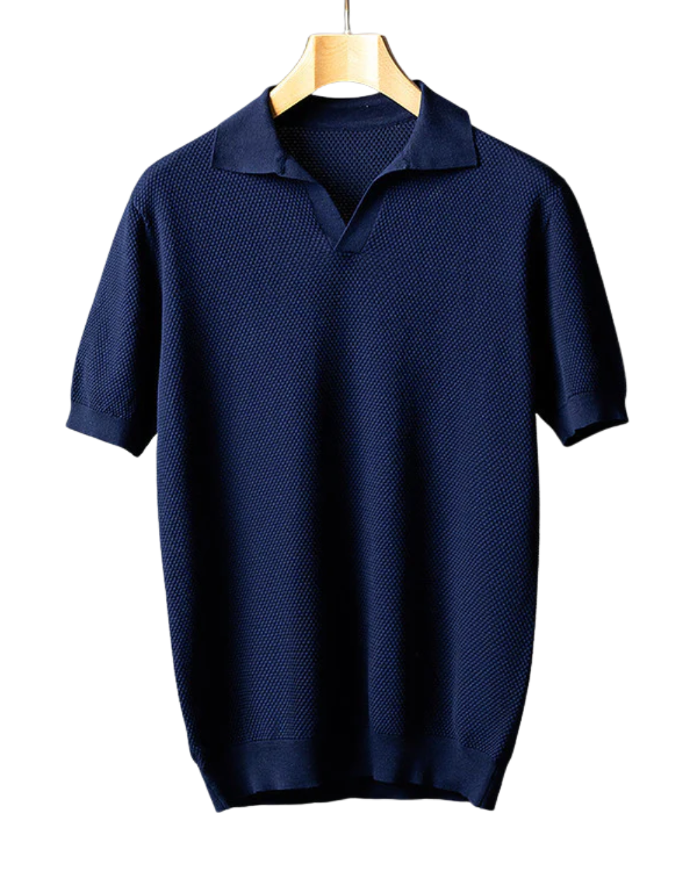 Elegantní Bavlněné Polo - barva zelená - fotografie 1