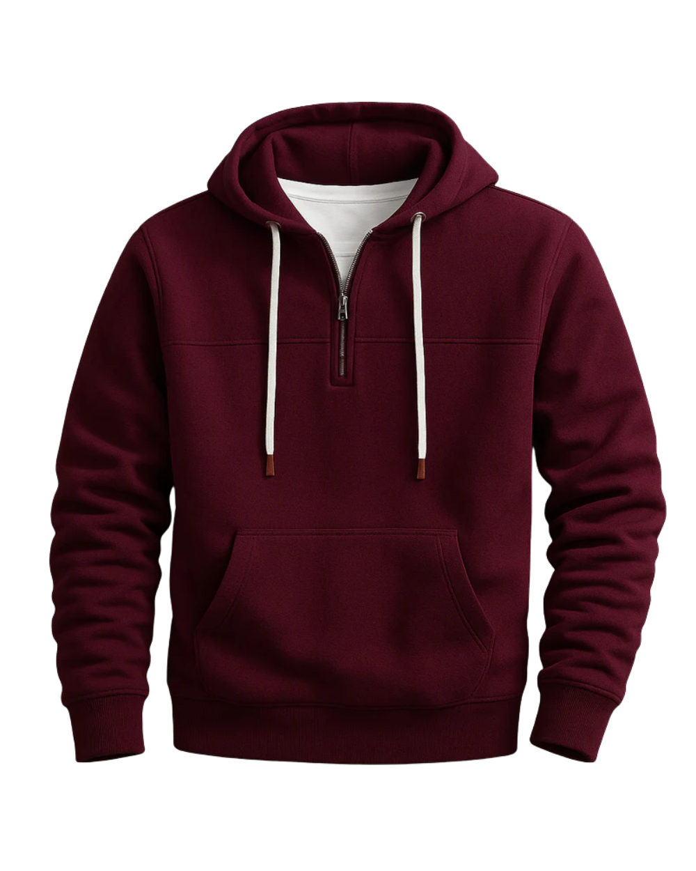Elegant Zip Hoodie - barva černá - fotografie 1