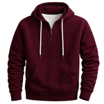Elegant Zip Hoodie - barva černá - fotografie 1