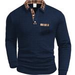Polo Tričko S Vzorem - barva Dark Blue - fotografie 1